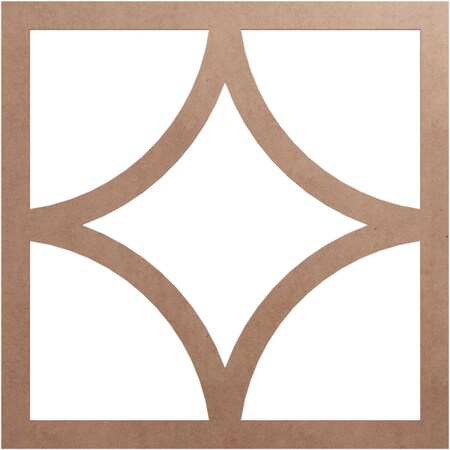 Ekena Millwork Statesman Wood Fretwork Pierced Ceiling Medallion, Wood (Paint Grade), 28"OD x 17 7/8"ID x 3/8"T CMWP28X28X0375STMF